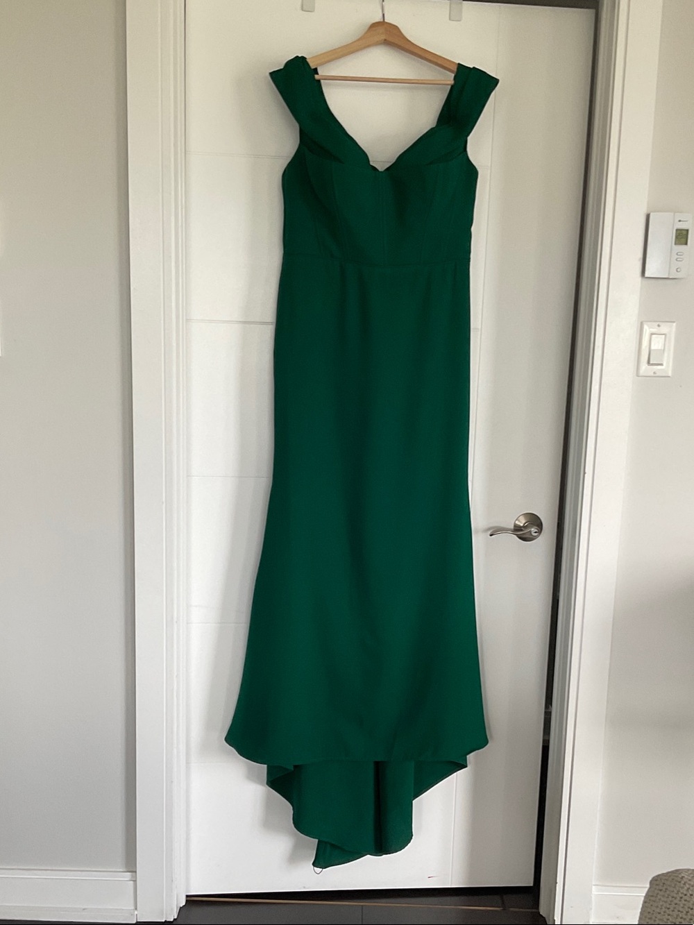 Emerald High-Low Evening Gown for Women